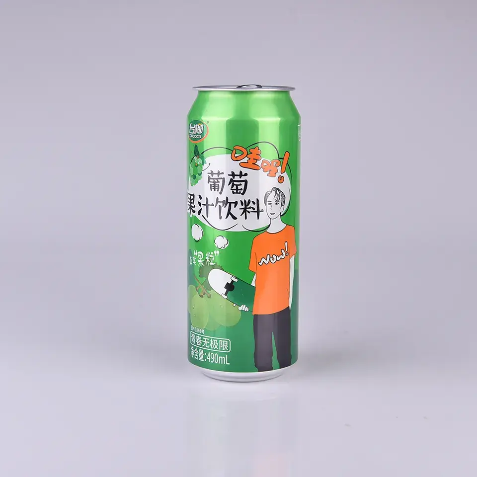 Casos de latas de aluminio