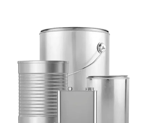 Latas de metal