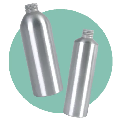 Botellas de aluminio con rosca