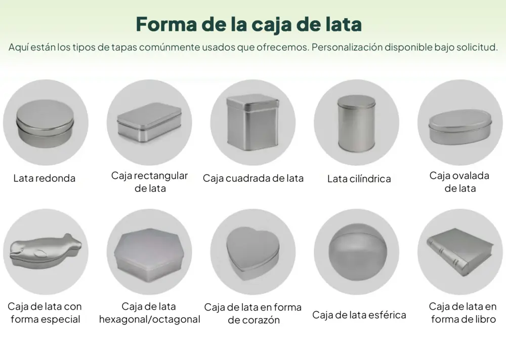 Cajas de metal