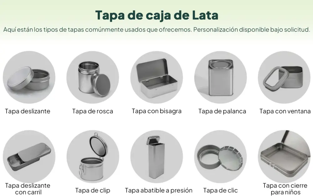 Cajas de metal