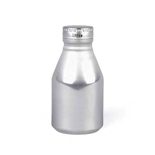 Forma de botellas de lata de aluminio