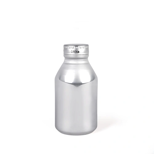 Forma de botellas de lata de aluminio