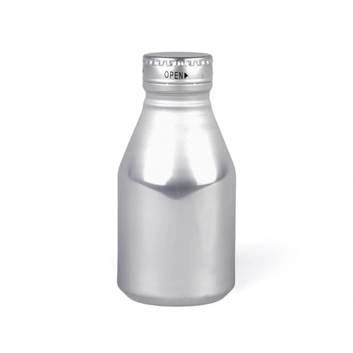 Forma de botellas de lata de aluminio