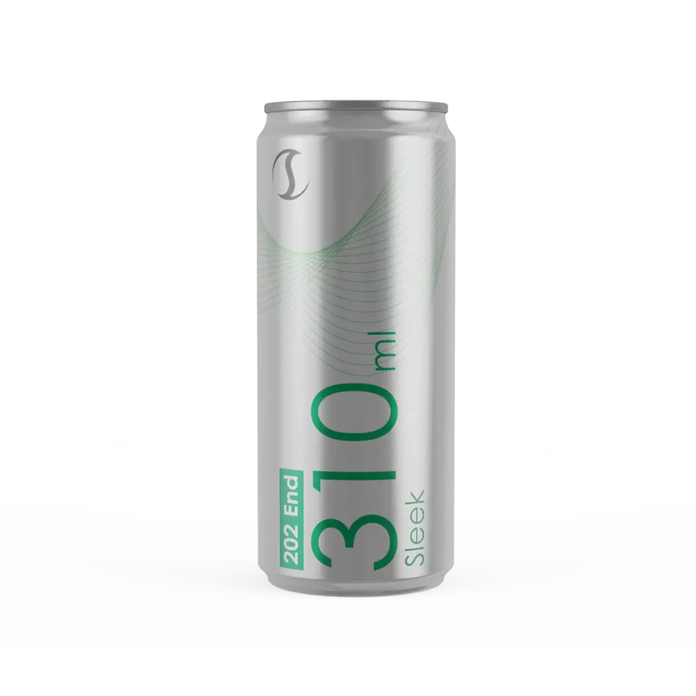 Lata sleek de aluminio de 310 ml