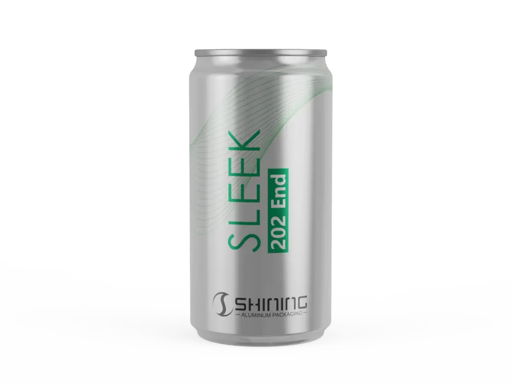Latas sleek de aluminio