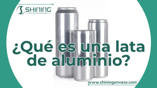 Lata de bebida de aluminio utilizada para el envasado de refrescos y cerveza