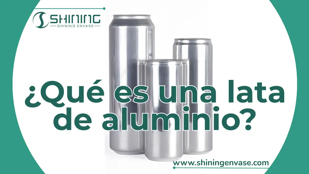 Lata de bebida de aluminio utilizada para el envasado de refrescos y cerveza