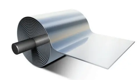 Desenrollado de bobina de aluminio y aplicación de lubricante de grado alimentario en línea de producción