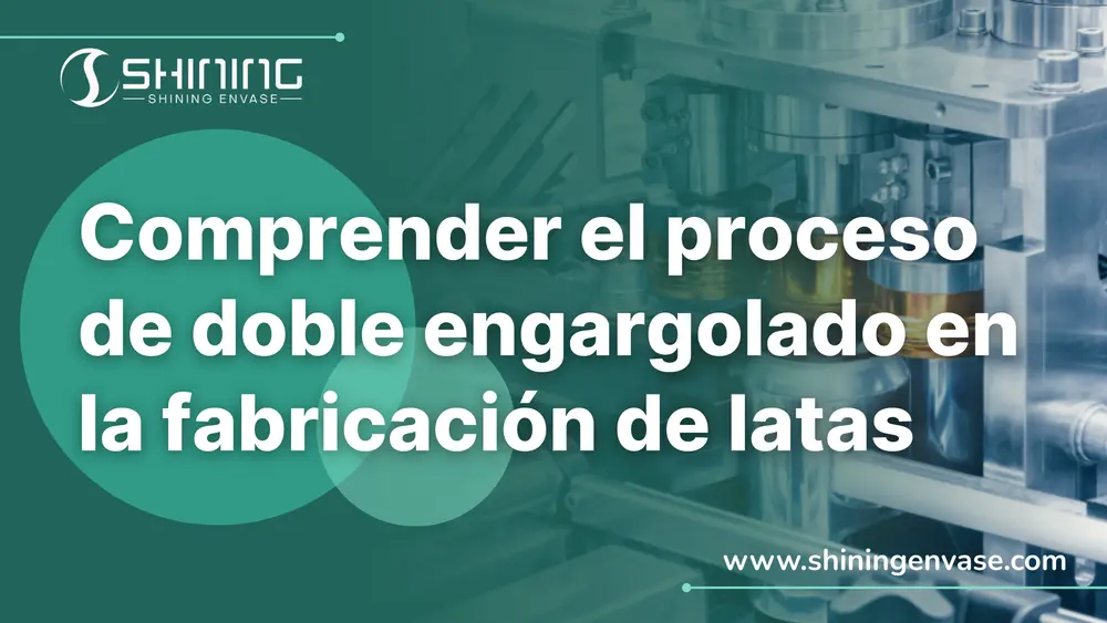 Proceso de doble engargolado que une la tapa y el cuerpo de una lata metálica formando un sello hermético de cinco capas